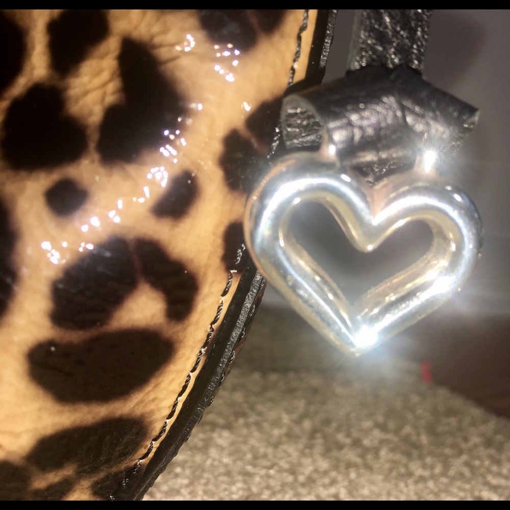 Brighton Leopard Print Hobo Bag with Black Trim - Gorgeous & Like New Luxury - Picture 6 of 8